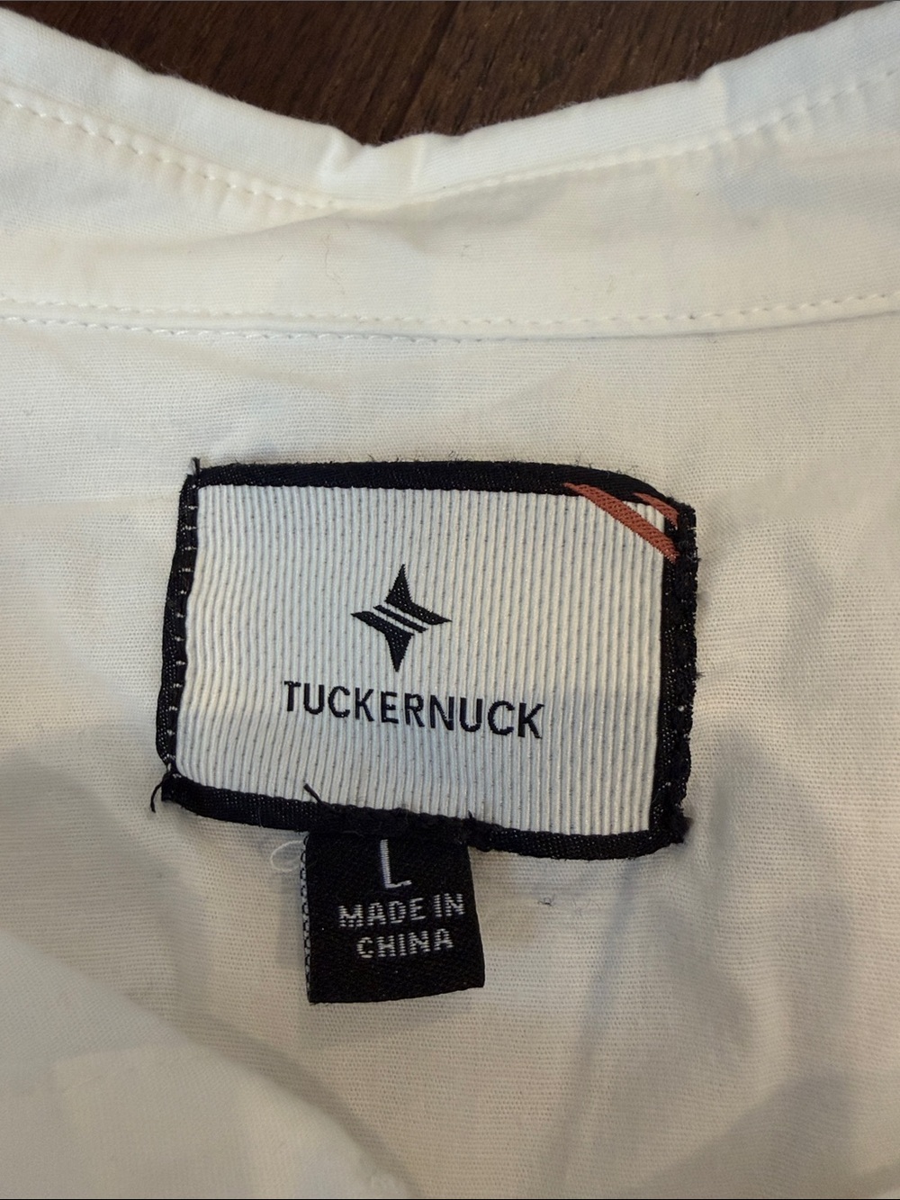 Tuckernuck White Shirt Label with Black Trim - C30-045 - Picture 3 of 10